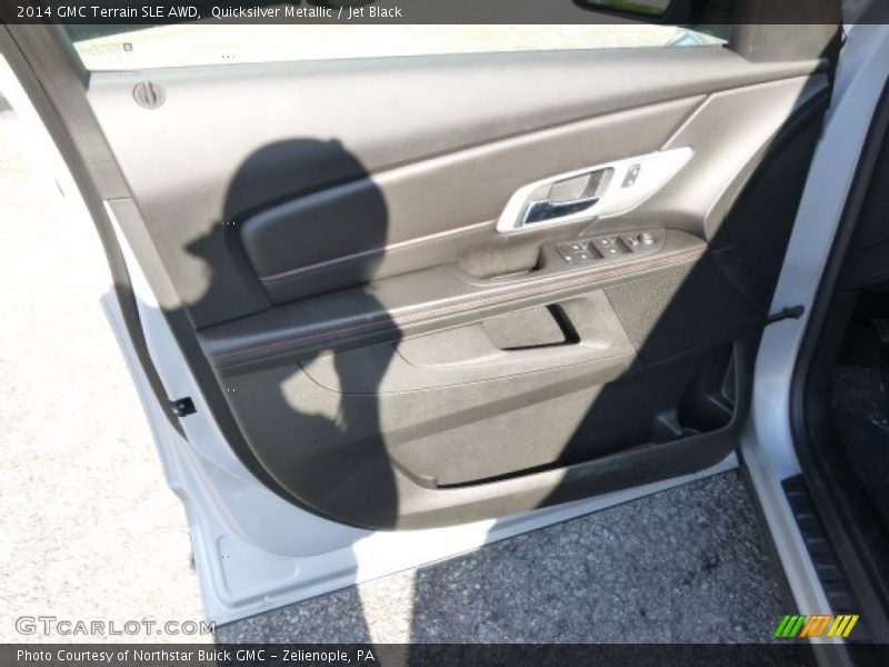 Quicksilver Metallic / Jet Black 2014 GMC Terrain SLE AWD