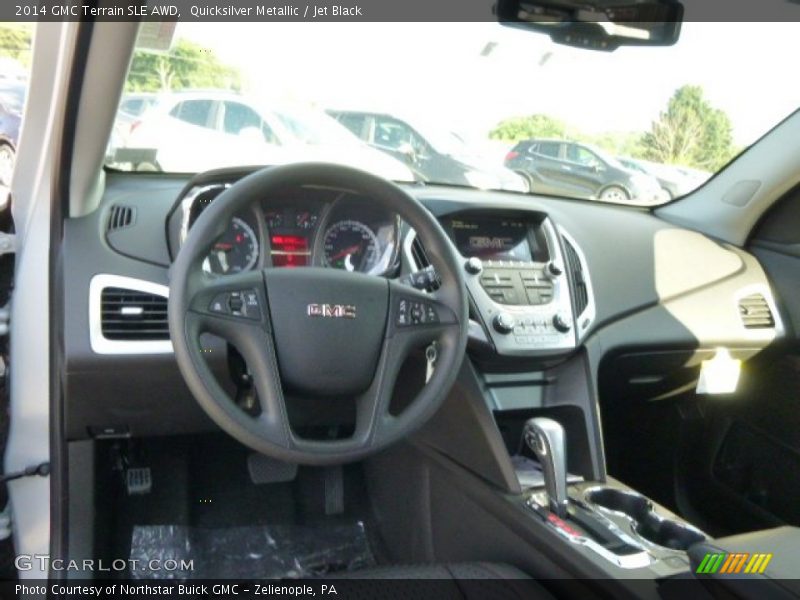 Quicksilver Metallic / Jet Black 2014 GMC Terrain SLE AWD