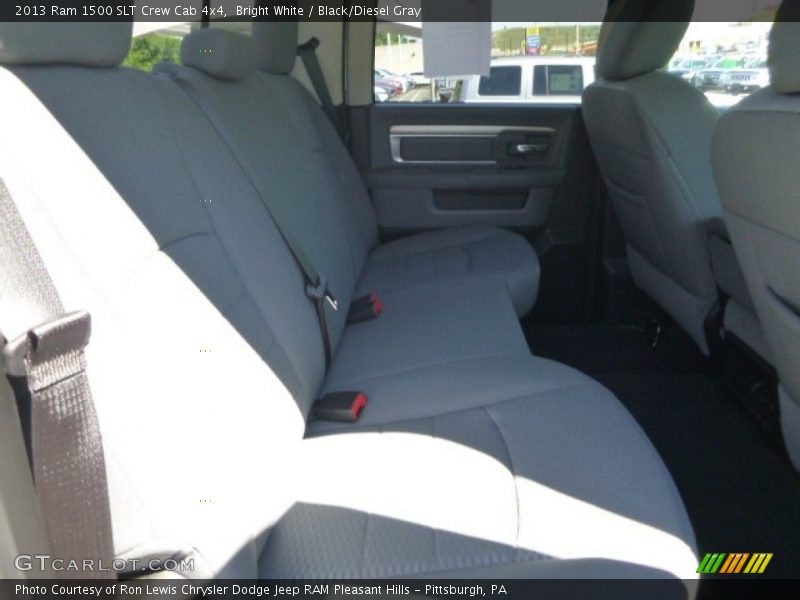 Bright White / Black/Diesel Gray 2013 Ram 1500 SLT Crew Cab 4x4