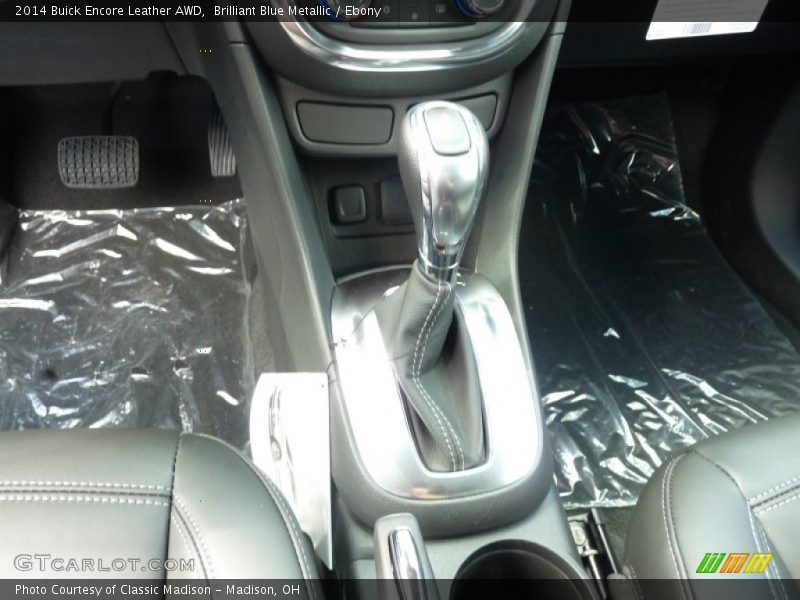 Brilliant Blue Metallic / Ebony 2014 Buick Encore Leather AWD
