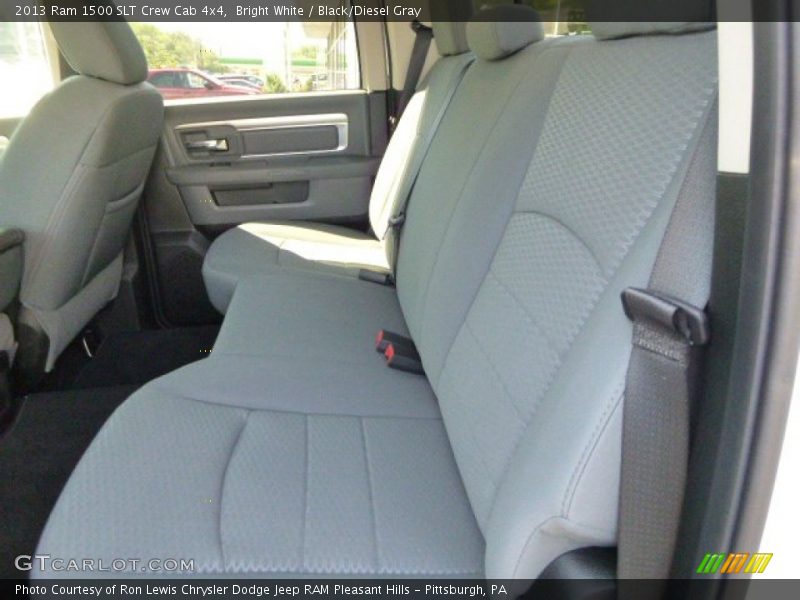Bright White / Black/Diesel Gray 2013 Ram 1500 SLT Crew Cab 4x4