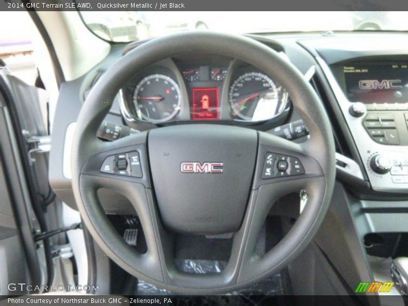 Quicksilver Metallic / Jet Black 2014 GMC Terrain SLE AWD