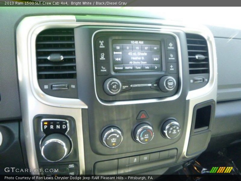 Bright White / Black/Diesel Gray 2013 Ram 1500 SLT Crew Cab 4x4