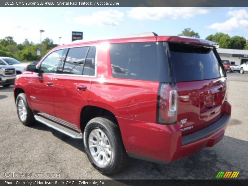 Crystal Red Tintcoat / Cocoa/Dune 2015 GMC Yukon SLE 4WD