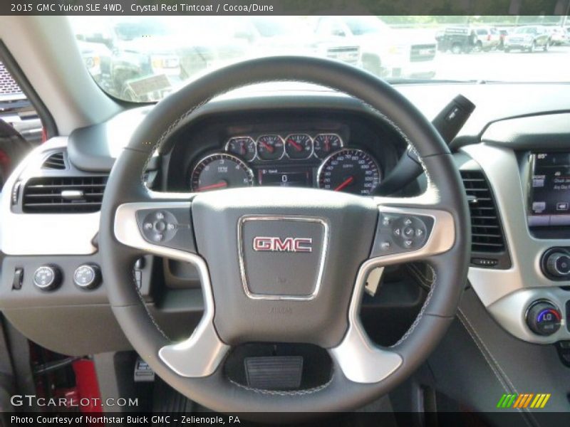 Crystal Red Tintcoat / Cocoa/Dune 2015 GMC Yukon SLE 4WD