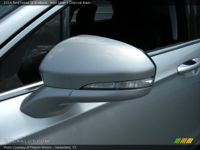 Ingot Silver / Charcoal Black 2014 Ford Fusion SE EcoBoost