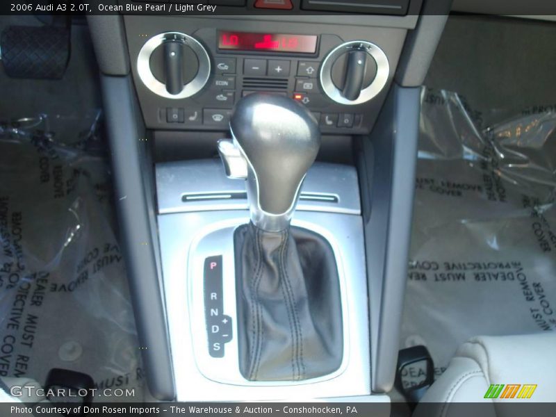 Ocean Blue Pearl / Light Grey 2006 Audi A3 2.0T
