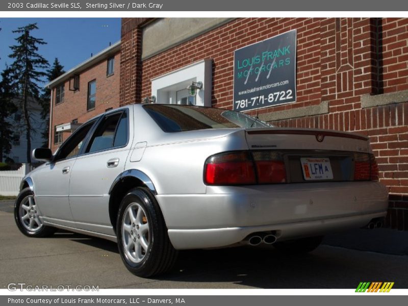Sterling Silver / Dark Gray 2003 Cadillac Seville SLS
