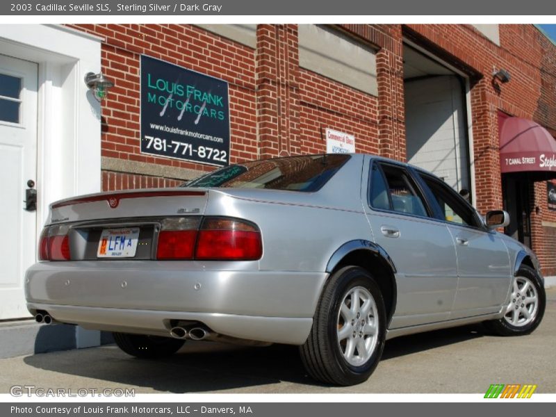 Sterling Silver / Dark Gray 2003 Cadillac Seville SLS