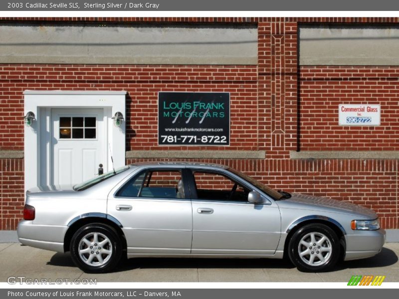 Sterling Silver / Dark Gray 2003 Cadillac Seville SLS