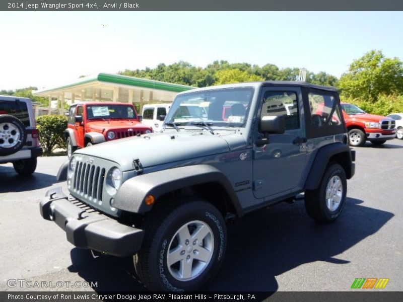 Anvil / Black 2014 Jeep Wrangler Sport 4x4