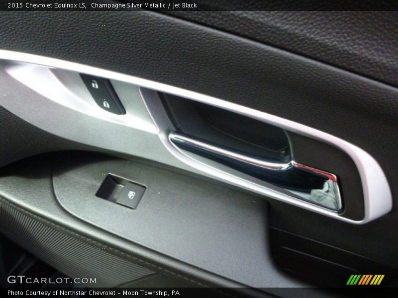 Champagne Silver Metallic / Jet Black 2015 Chevrolet Equinox LS
