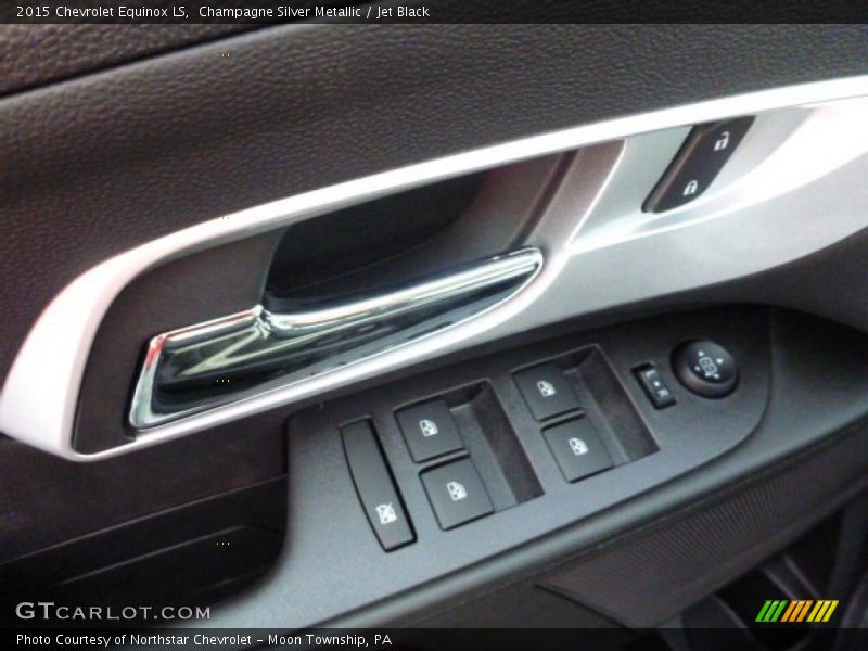 Champagne Silver Metallic / Jet Black 2015 Chevrolet Equinox LS