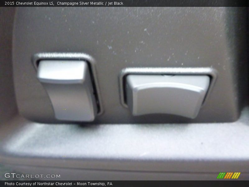 Champagne Silver Metallic / Jet Black 2015 Chevrolet Equinox LS