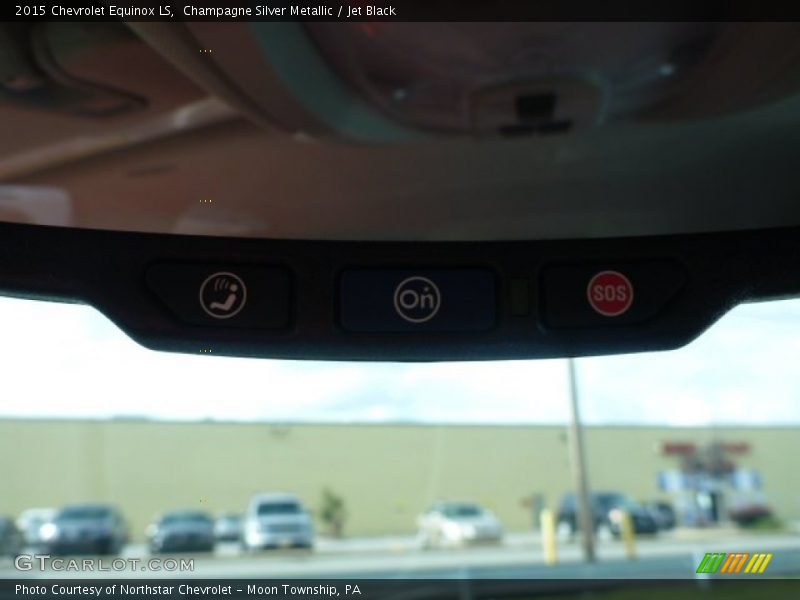 Champagne Silver Metallic / Jet Black 2015 Chevrolet Equinox LS