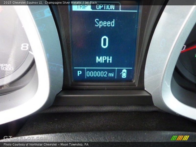 Champagne Silver Metallic / Jet Black 2015 Chevrolet Equinox LS