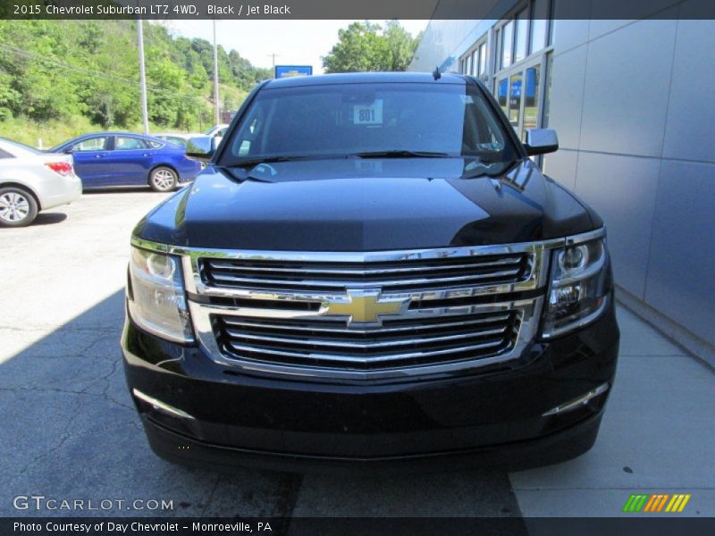 Black / Jet Black 2015 Chevrolet Suburban LTZ 4WD