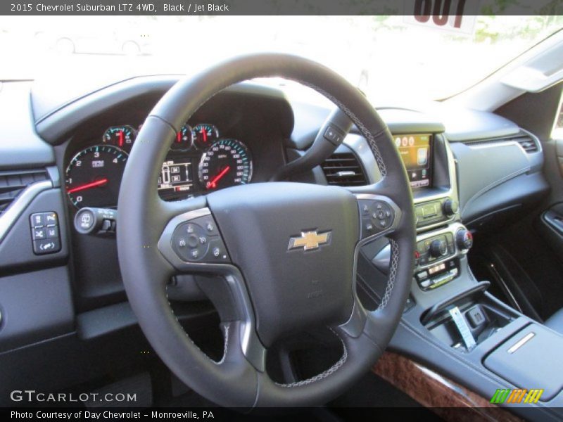 Black / Jet Black 2015 Chevrolet Suburban LTZ 4WD