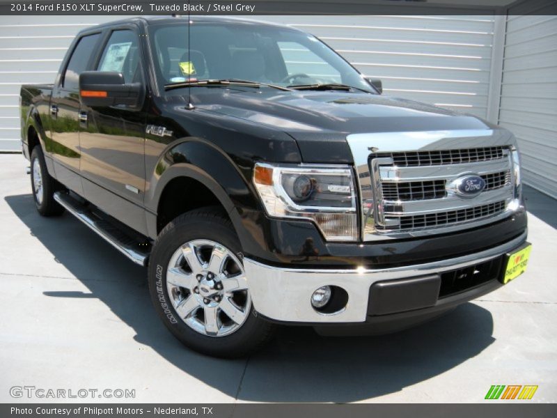 Tuxedo Black / Steel Grey 2014 Ford F150 XLT SuperCrew