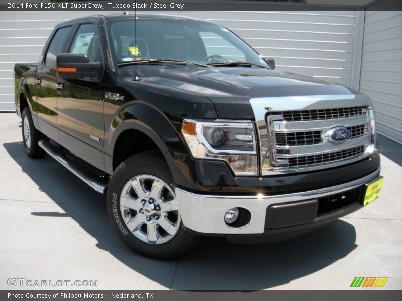 Tuxedo Black / Steel Grey 2014 Ford F150 XLT SuperCrew