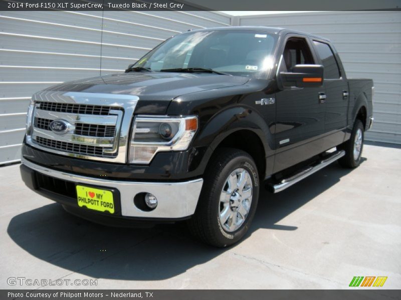 Tuxedo Black / Steel Grey 2014 Ford F150 XLT SuperCrew