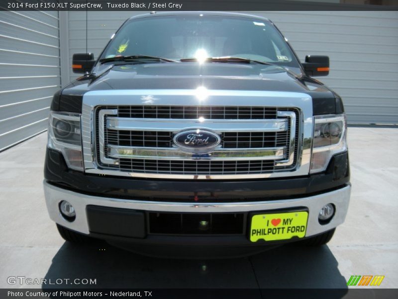 Tuxedo Black / Steel Grey 2014 Ford F150 XLT SuperCrew