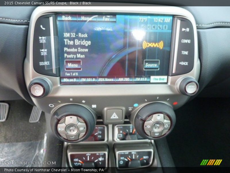 Controls of 2015 Camaro SS/RS Coupe