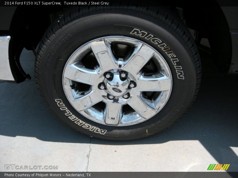 Tuxedo Black / Steel Grey 2014 Ford F150 XLT SuperCrew