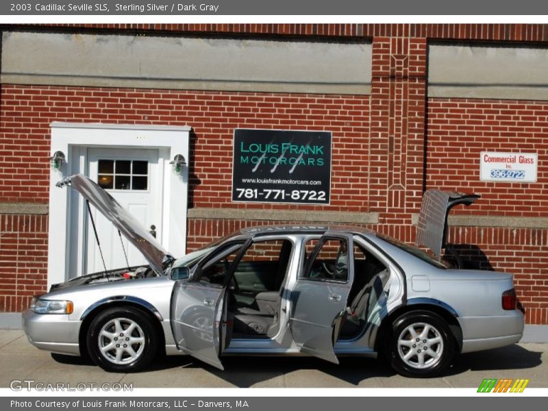 Sterling Silver / Dark Gray 2003 Cadillac Seville SLS