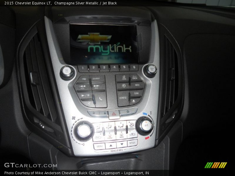 Champagne Silver Metallic / Jet Black 2015 Chevrolet Equinox LT