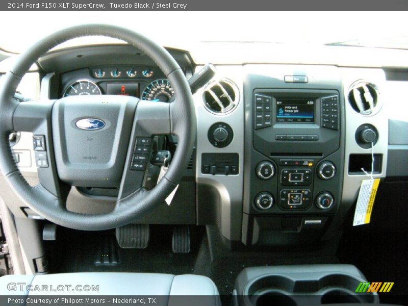 Tuxedo Black / Steel Grey 2014 Ford F150 XLT SuperCrew