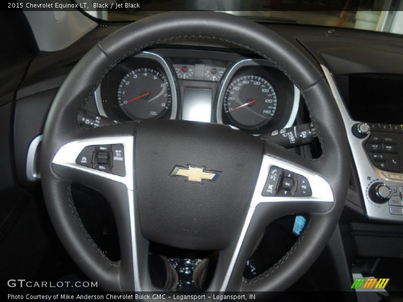 Black / Jet Black 2015 Chevrolet Equinox LT