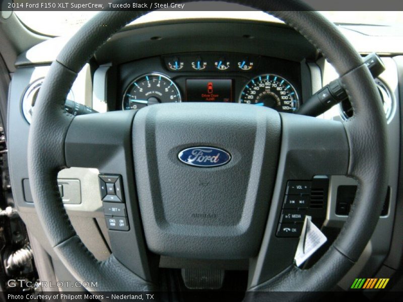 Tuxedo Black / Steel Grey 2014 Ford F150 XLT SuperCrew
