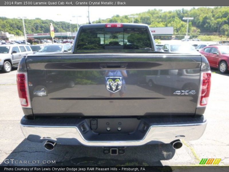 Granite Crystal Metallic / Black 2014 Ram 1500 Laramie Quad Cab 4x4