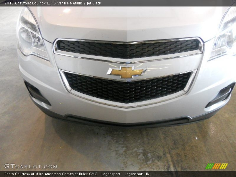 Silver Ice Metallic / Jet Black 2015 Chevrolet Equinox LS