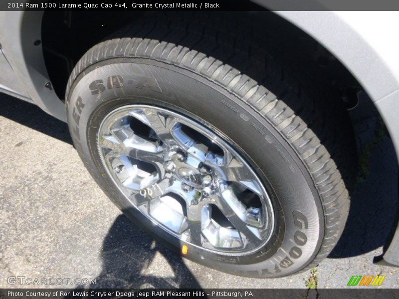 Granite Crystal Metallic / Black 2014 Ram 1500 Laramie Quad Cab 4x4