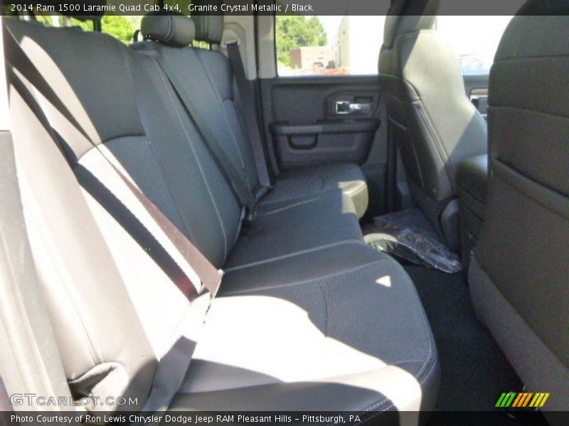 Granite Crystal Metallic / Black 2014 Ram 1500 Laramie Quad Cab 4x4