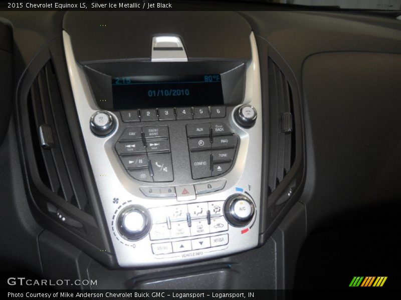 Silver Ice Metallic / Jet Black 2015 Chevrolet Equinox LS