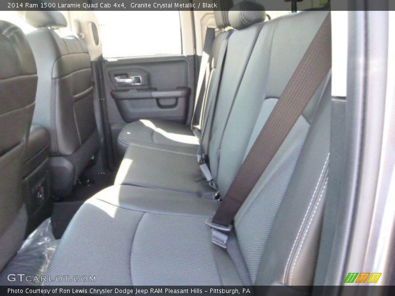 Granite Crystal Metallic / Black 2014 Ram 1500 Laramie Quad Cab 4x4