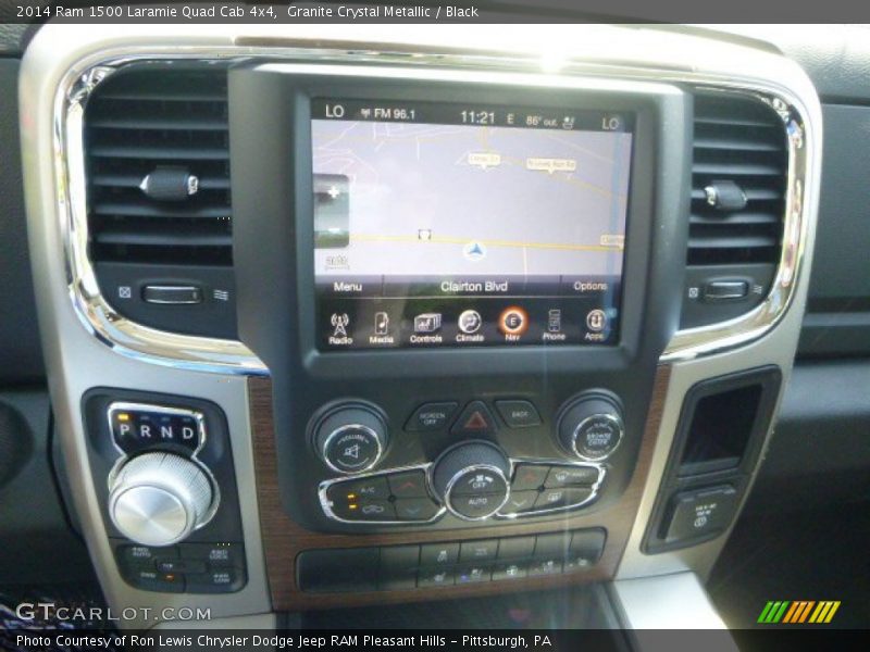 Granite Crystal Metallic / Black 2014 Ram 1500 Laramie Quad Cab 4x4