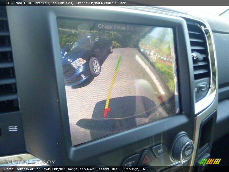 Granite Crystal Metallic / Black 2014 Ram 1500 Laramie Quad Cab 4x4