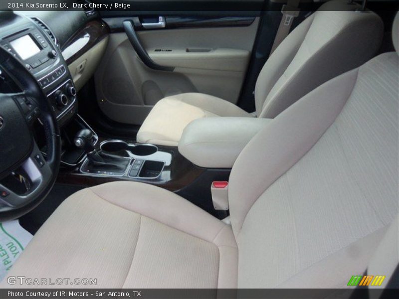Dark Cherry / Beige 2014 Kia Sorento LX