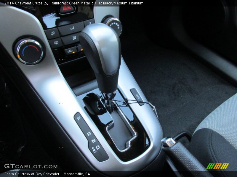 Rainforest Green Metallic / Jet Black/Medium Titanium 2014 Chevrolet Cruze LS