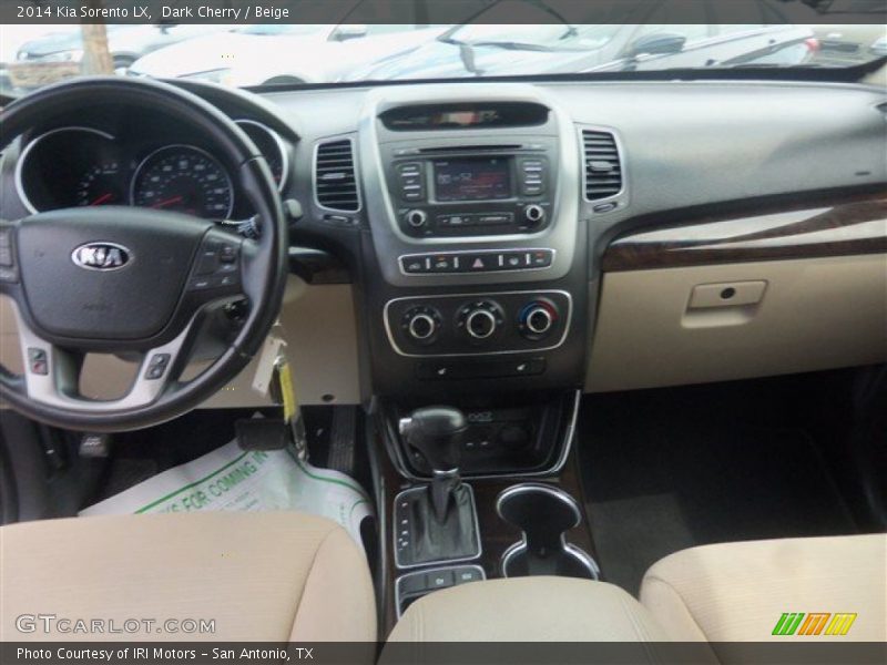 Dark Cherry / Beige 2014 Kia Sorento LX