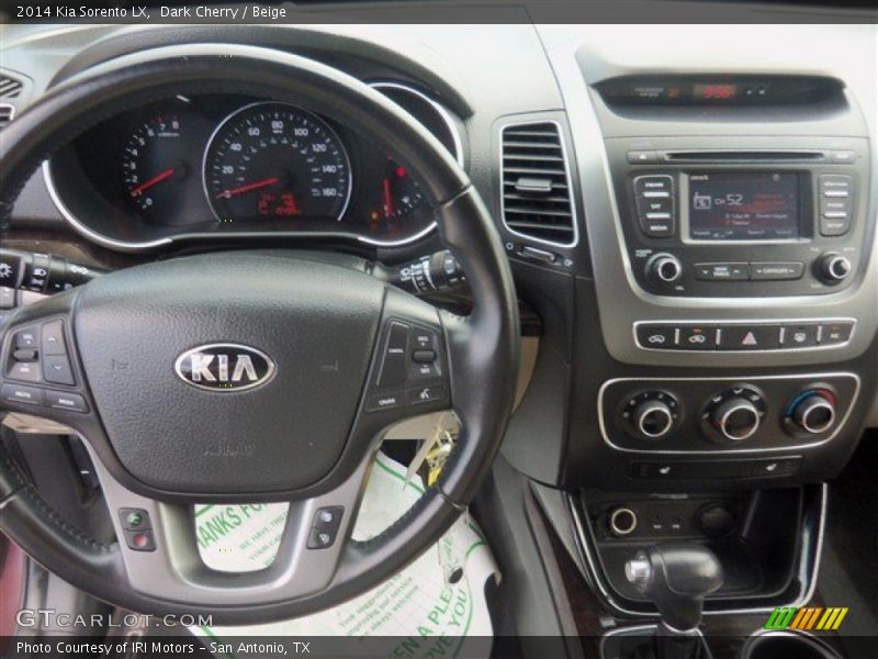 Dark Cherry / Beige 2014 Kia Sorento LX