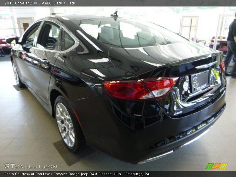 Black / Black 2015 Chrysler 200 C AWD