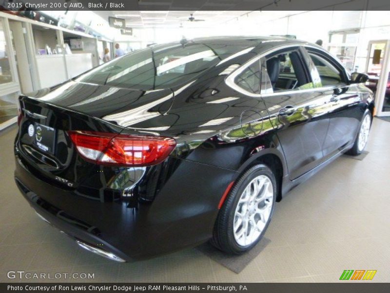 Black / Black 2015 Chrysler 200 C AWD