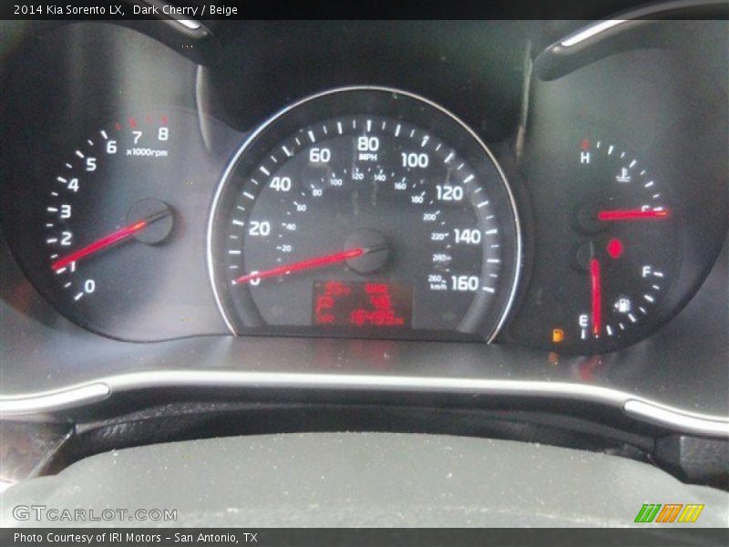 Dark Cherry / Beige 2014 Kia Sorento LX
