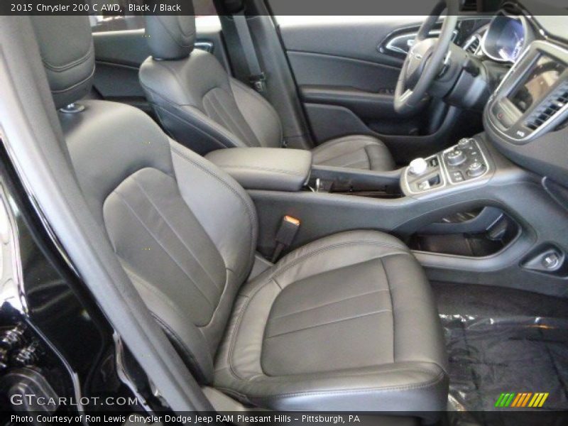 Black / Black 2015 Chrysler 200 C AWD