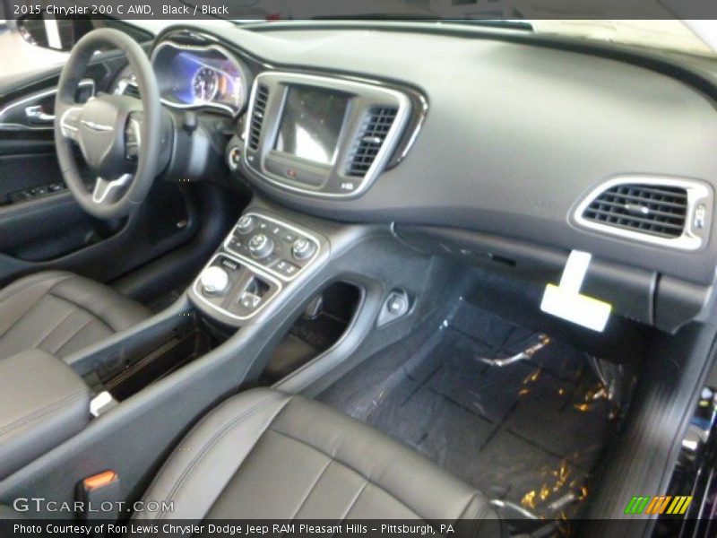 Black / Black 2015 Chrysler 200 C AWD